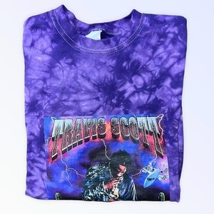 Travis Scott Tie Dye 2015 Birds Eye View Tee Size Small